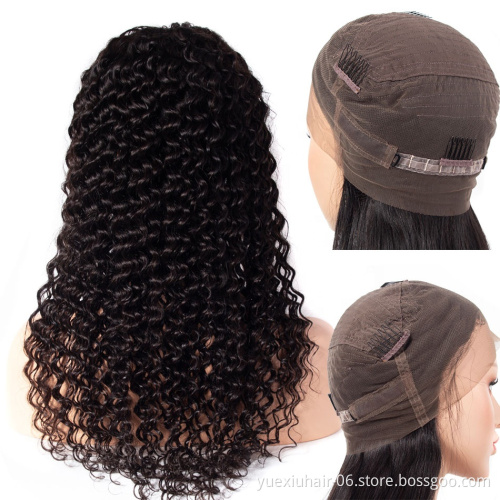 CELIE 10A Grade Wholesale Virgin Hair Vendors Pre Plucked Bleach Knot 360 Vurly Lace Front Wigs For Black Women Free Sample
